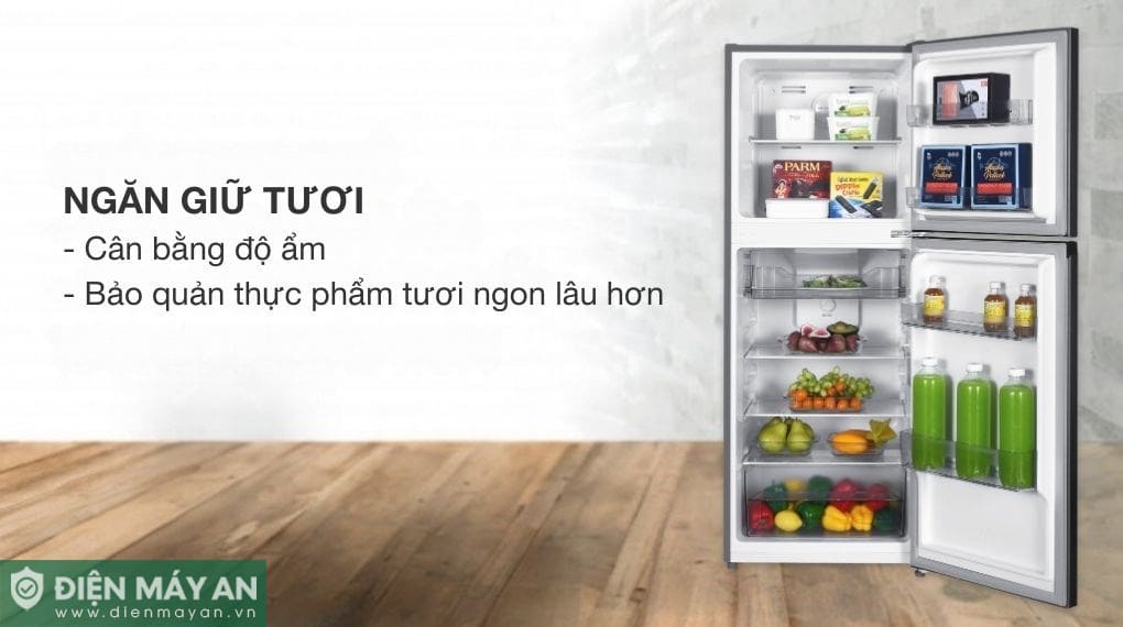 Tủ lạnh Sharp Inverter 197 lít SJ-X215V-SL